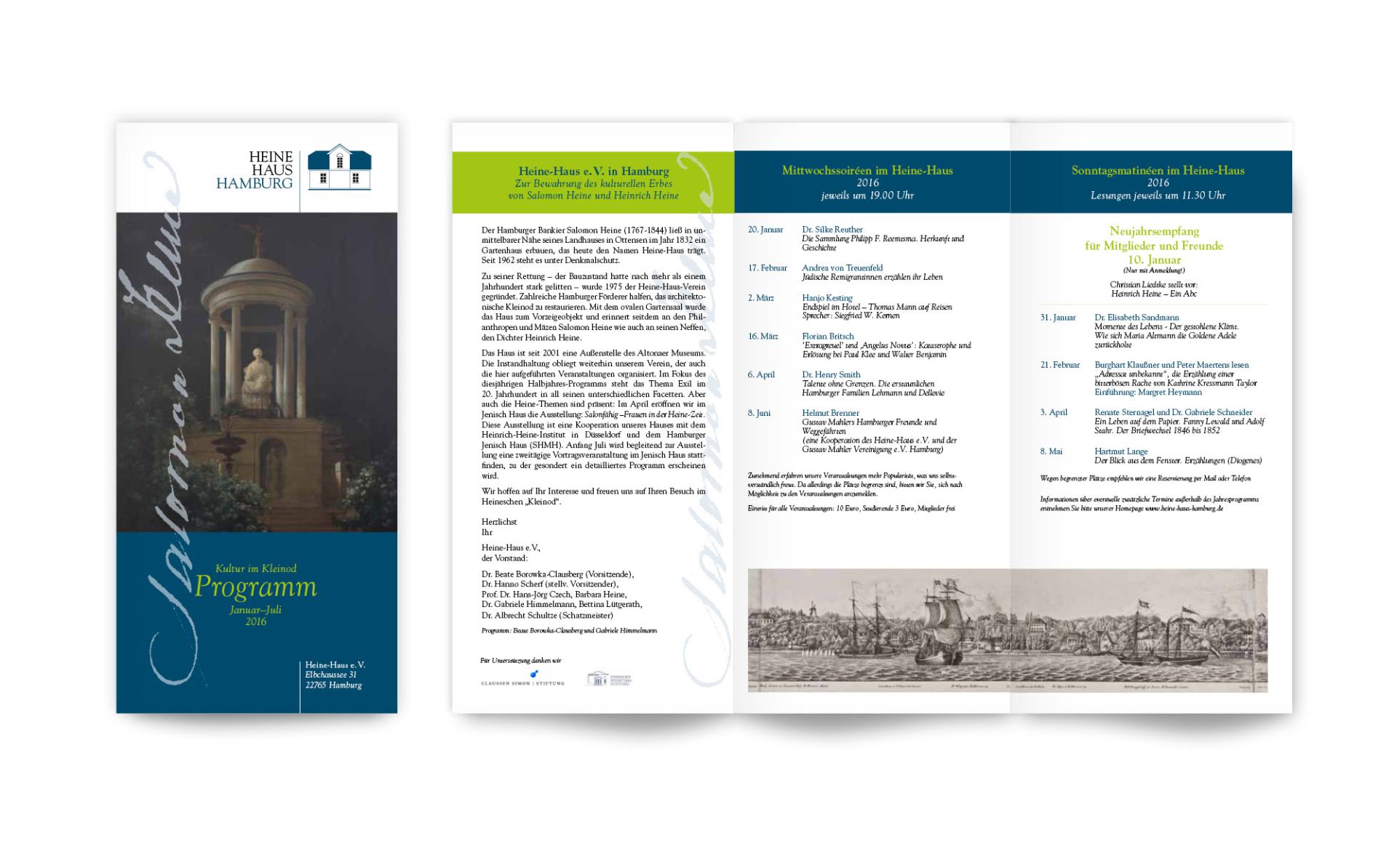 Jahresprogramm 2015 Flyer Jahresprogramm