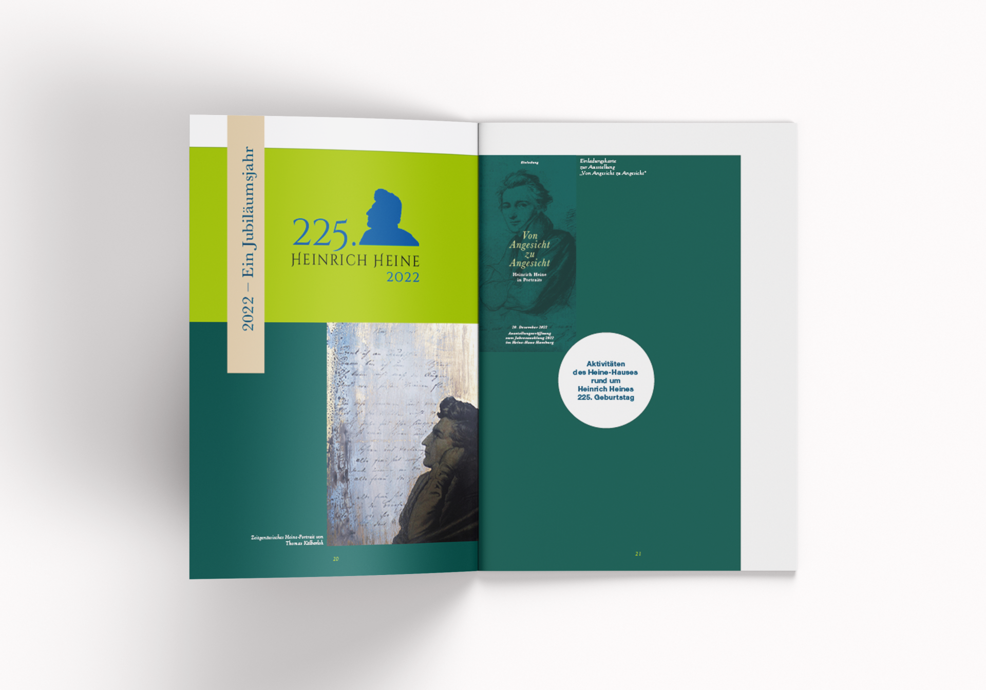 Corporate Design Heine Haus Hamburg Jahresbericht 2022