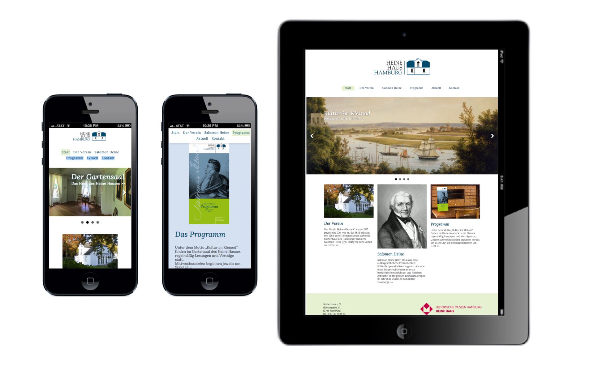 Corporate Design Heine Haus Hamburg Anwendung Corporate Design