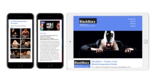 Homepage Responsive Design Webdesign, Webprogrammierung