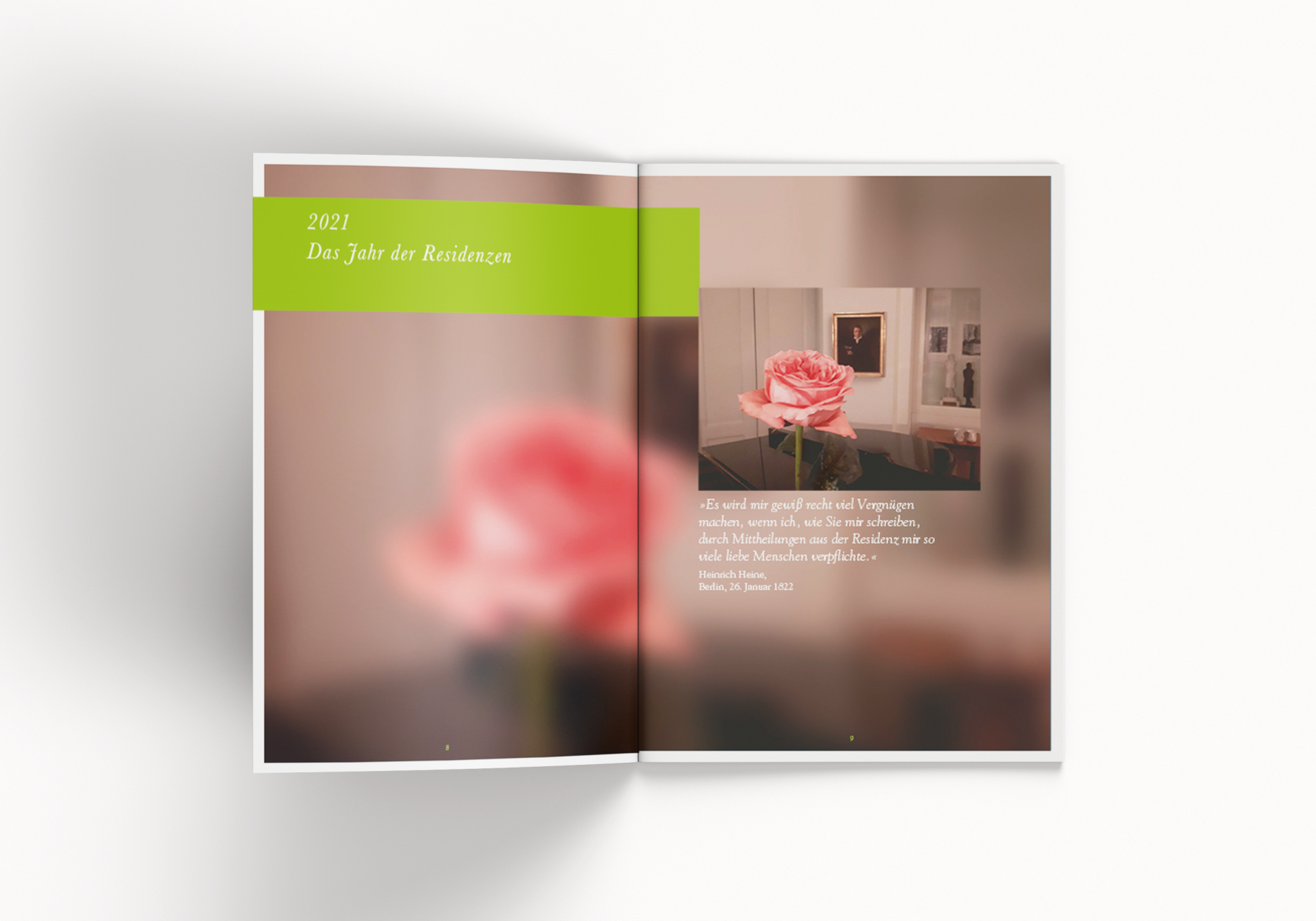 Corporate Design Heine Haus Hamburg Jahresbericht 2021