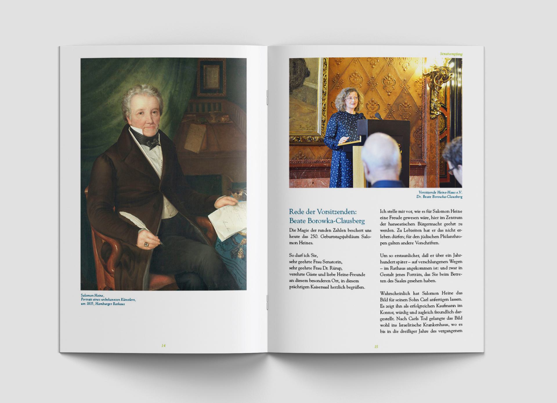 Salomon Heine-Senatsempfang-Hamburger Rathaus Heine Haus Hamburg e. V. Senatsempfang