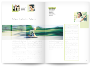 Innenseite Broschüre Broschüre zur CEBIT