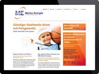 Homepage Webdesign im CD