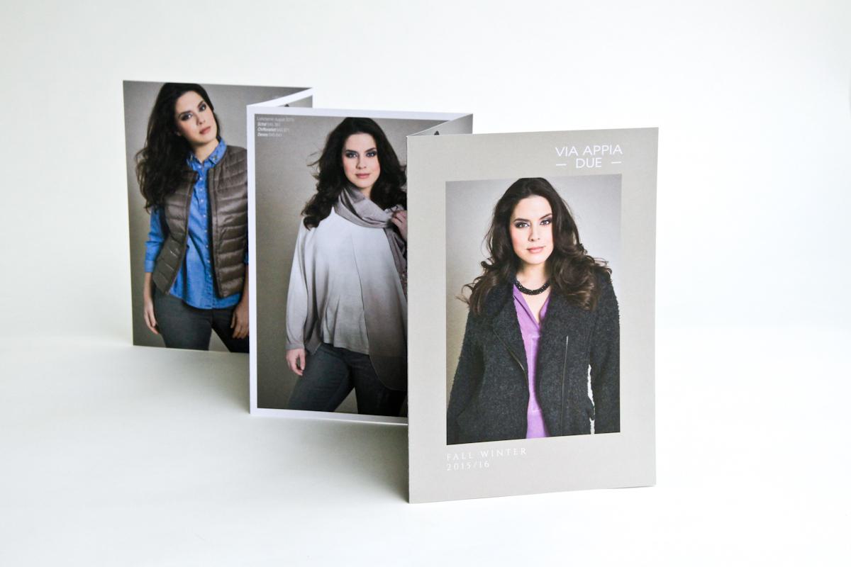 VIA APPIA DUE Lookbook Fall/Winter 2015/16 Prospekt Zickzack-Falz
