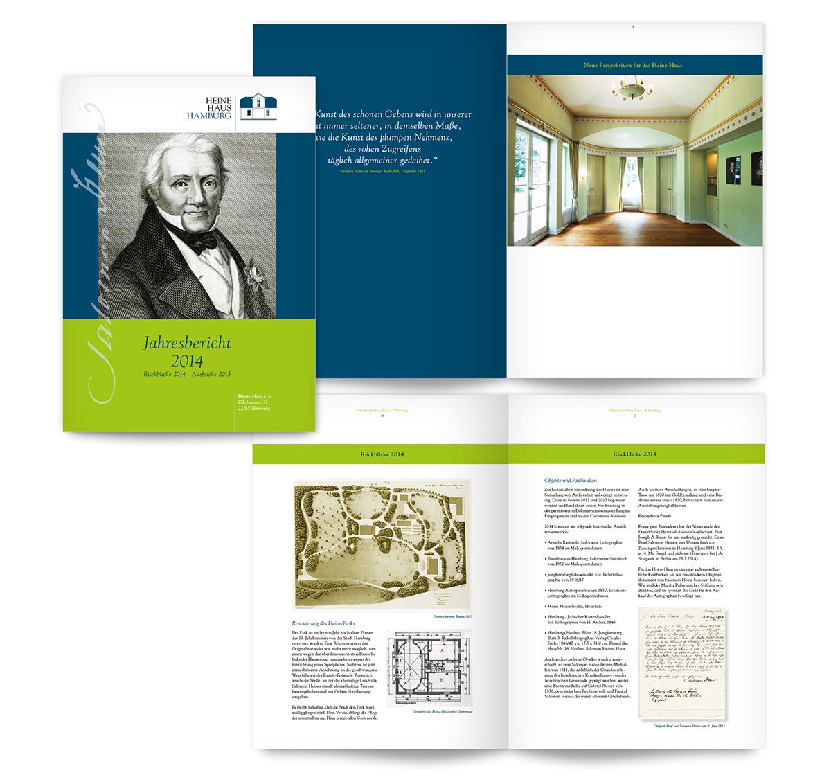 Jahresbericht 2014 Heine Haus Hamburg e. V. Jahresbericht